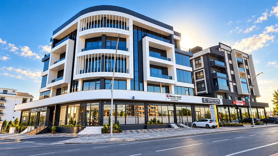 Kocaeli Yıldız Diş Polikliniği'nin bulunduğu binanın dıştan görünümü, Kartepe